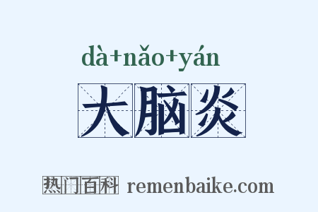 大脑炎是什么意思的图片